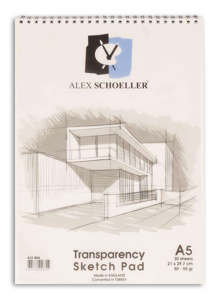 Alex Schoeller Aydınger Eskiz Blok 30 Yaprak A5 (50/55 Gr)