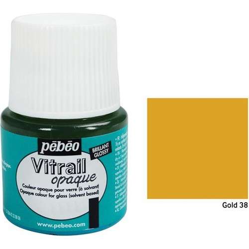 PEBEO Vitrail Boyası Gold 45 ml