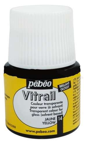 PEBEO Vitrail Boyası Yellow 45 ml
