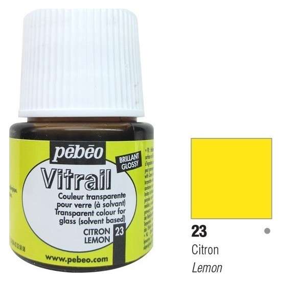 PEBEO Vitrail Boyası Lemon 45 ml