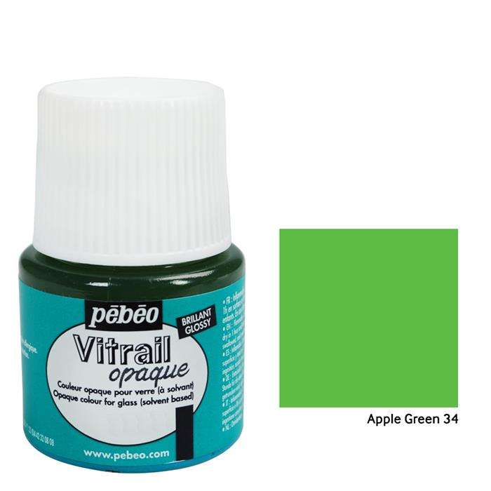 PEBEO Vitrail Boyası Apple Green 45 ml