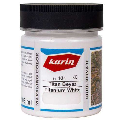 Karin Ebru Boyası Titan Beyaz(101) 105ml